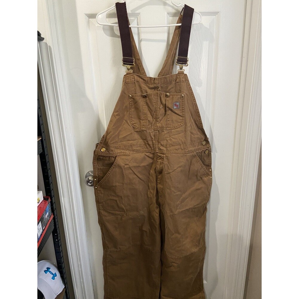 Brown Canvas Work Overalls Unisex